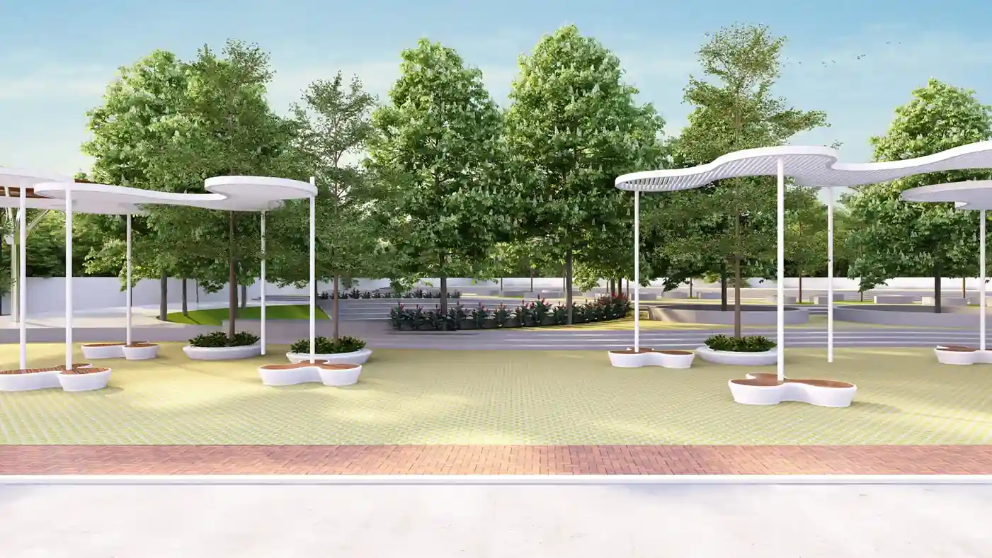 Parking and seating