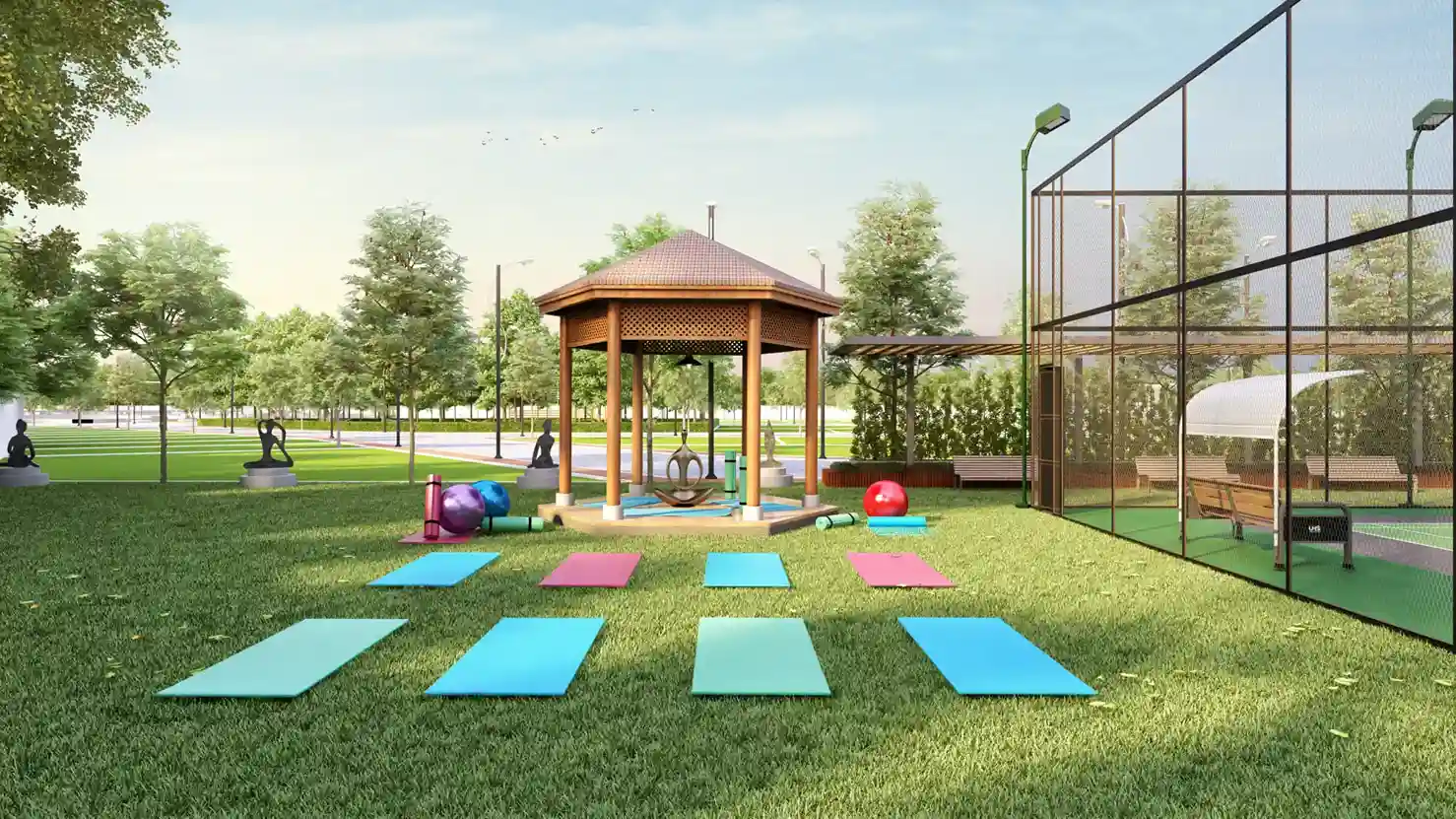 Yoga area