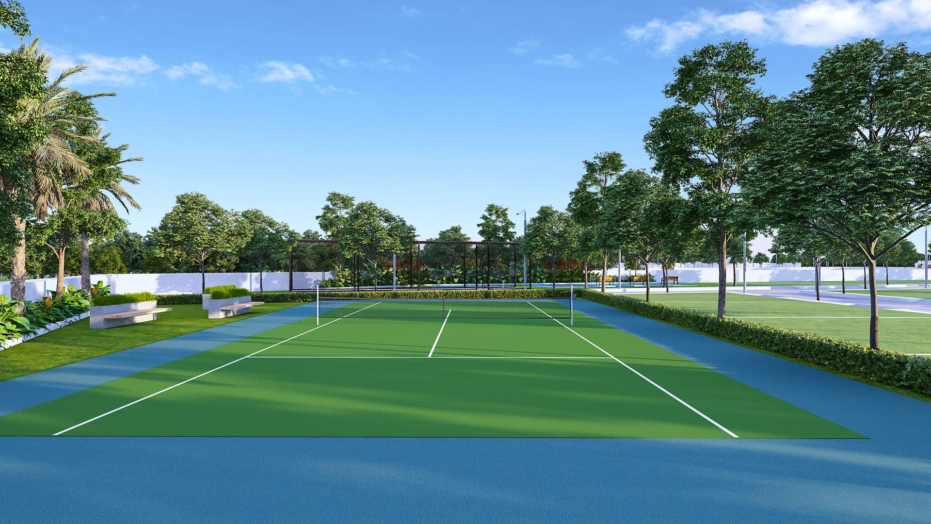 Badminton court
