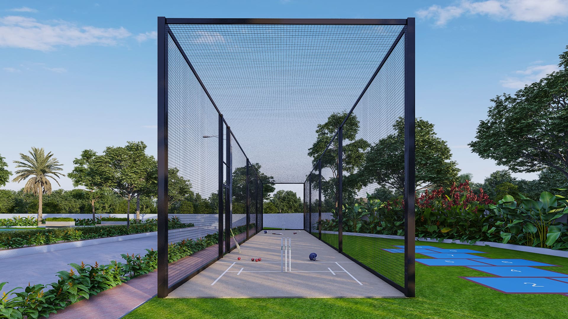 Cricket pitch