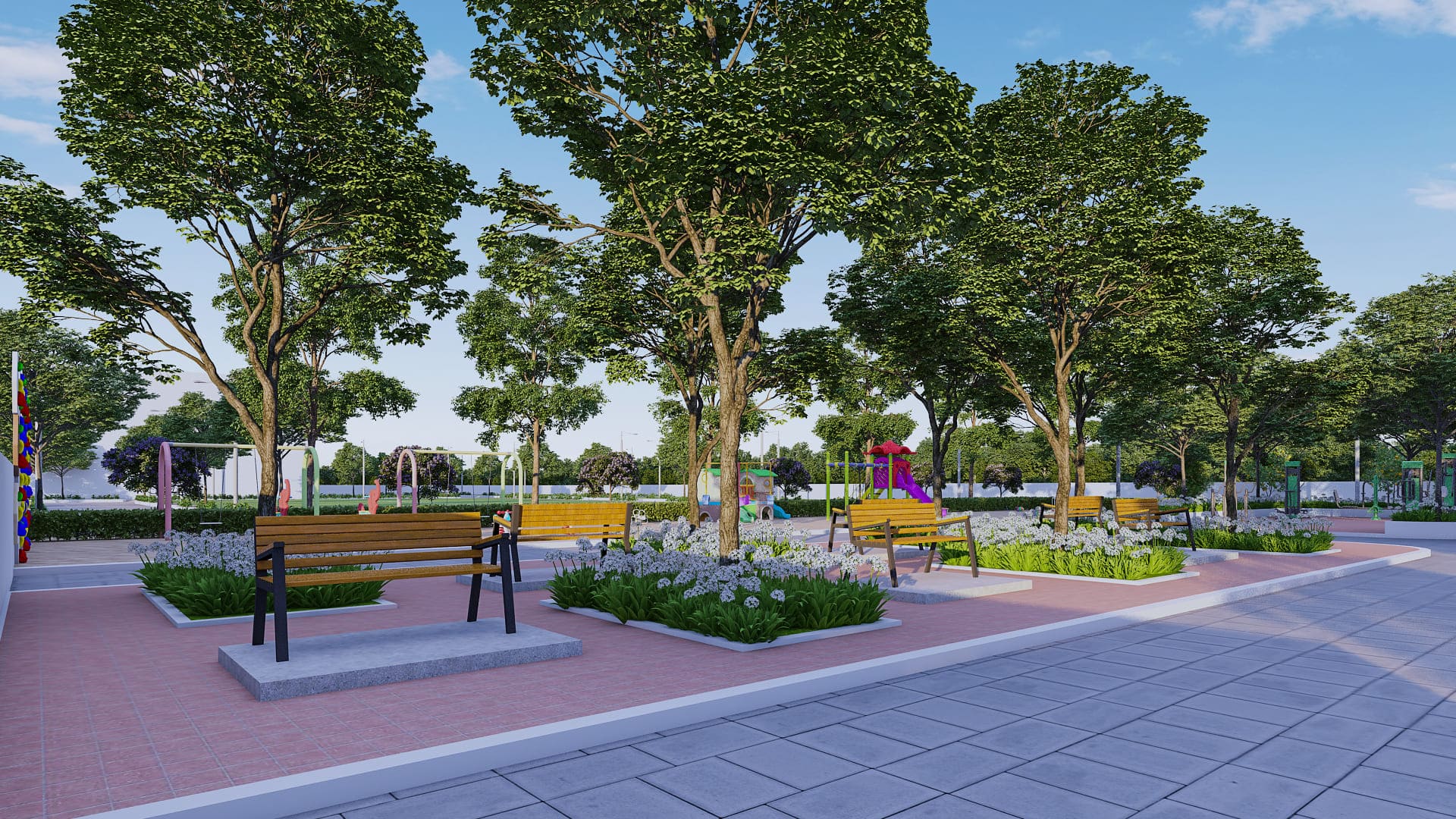 Seating pergola