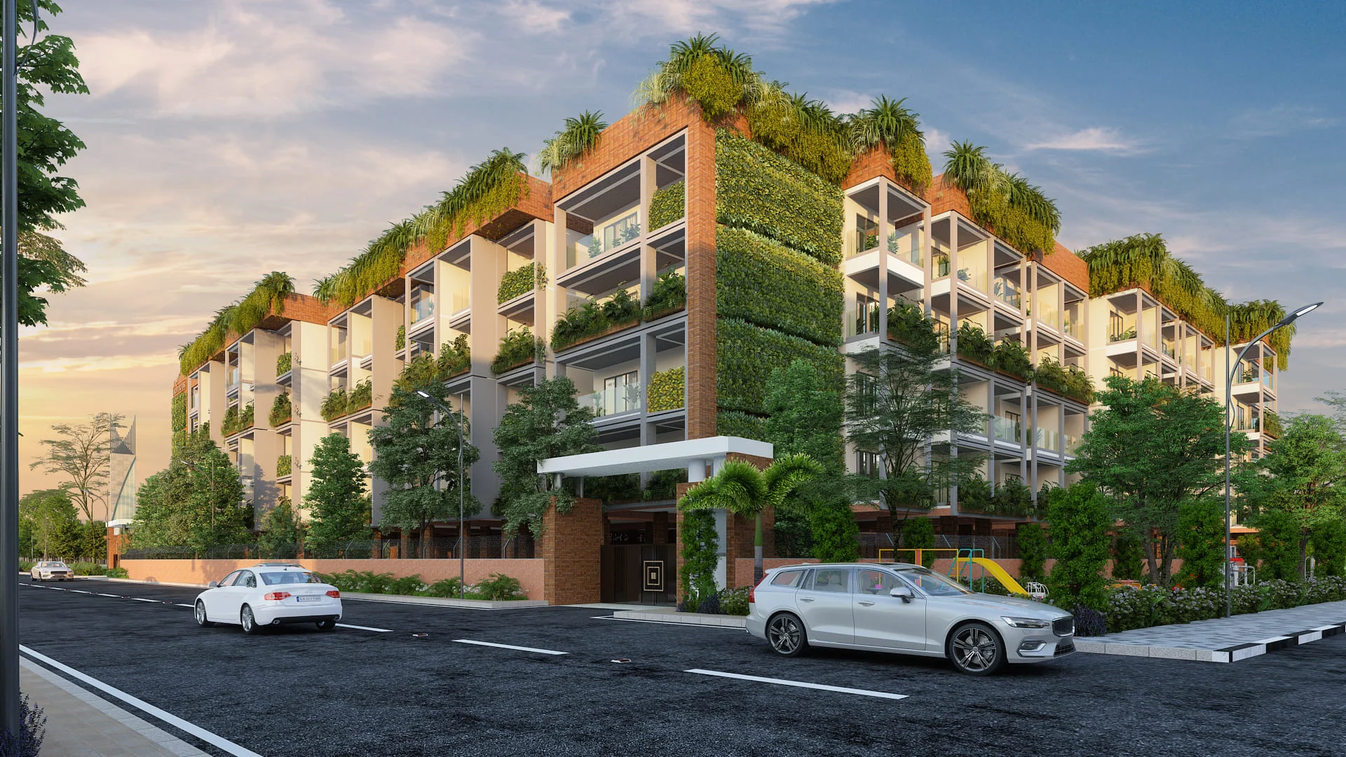 Olive & Oak elevation