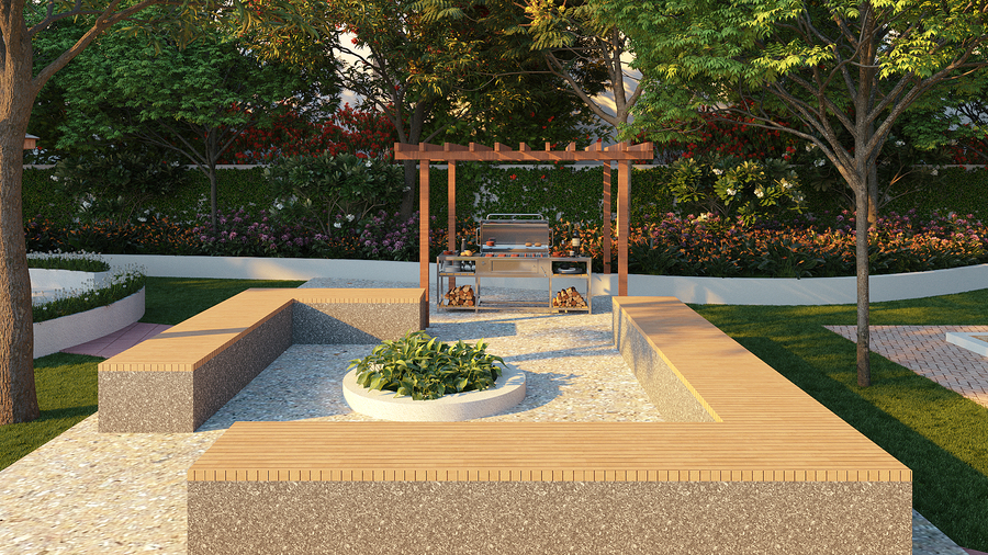Barbeque area